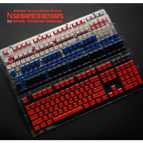 104-key SA keycap height profile two-color injection keycap backlight for Cherry mx switch mechanical keyboard cross shaft