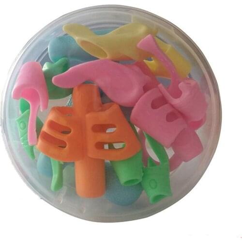13Pcs/Set Children Pencil Holder Grips Non-toxic Pen Writing Aid Finger Ergonomic Posture Correction Tool for kids Students gift
