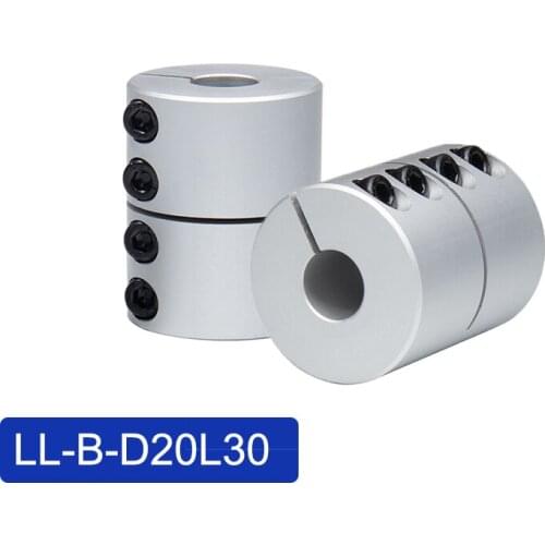 LONGWE D20L30 Aluminum Encoder Shaft Rigid Coupling Integral High Torque 5mm 6mm 8mm 10mm Motor Couplers