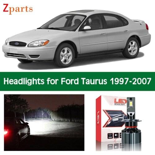 Car Lamps For Ford Taurus 1997 - 2007 LED Headlight Low Beam High Beam Super Bright Auto Bulbs 12V Lighting Lamp Accessories