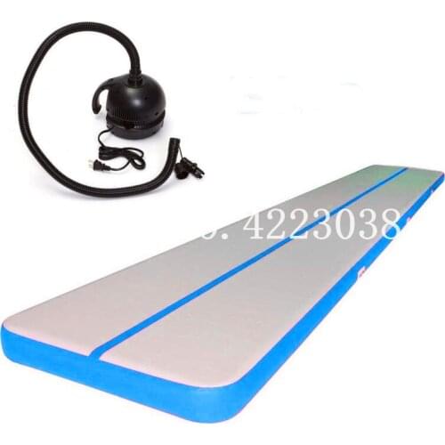Free Shipping Guangzhou Factory 5*1*0.2m Inflatable Air Tumble Track, Inflatable Gym Mat, Inflatable Air Track Free One Pump