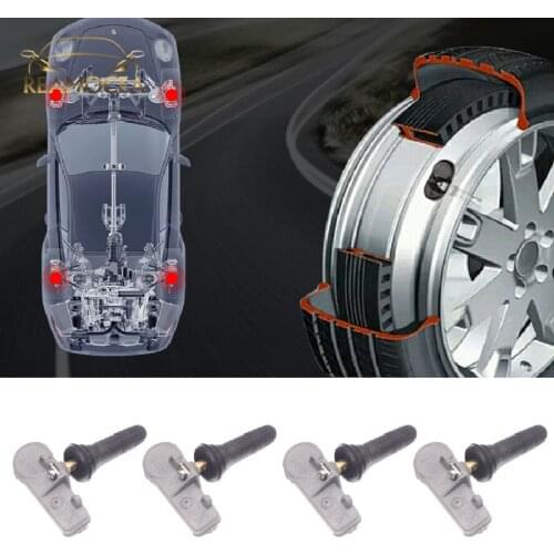 Reamocea 4xTPMS Tire Pressure Monitoring Sensor 13586335 13581558 Fit For Buick Enclave Chevrolet Avalanche Cadillac SRX Pontiac