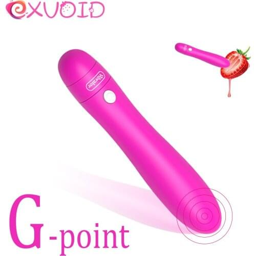 EXVOID Dildo Vibrator Magic Wand Sex Toys for Women AV Stick G-spot Massager 12 Frequency Adult Products Strong Vibration