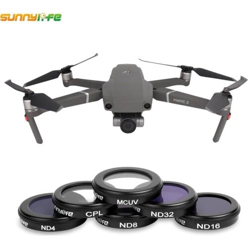 Sunnylife MC UV CPL ND4 ND8 ND16 ND32 Lens Filter for DJI MAVIC 2 ZOOM Drone Filters MCUV ND 4 8 16 32 Set Protect Camera Gimbal
