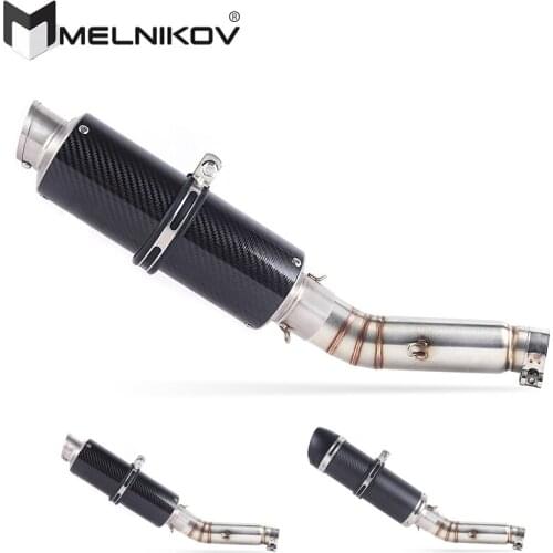 Motorcycle Exhaust Muffler Link Middle Pipe Slip On For HONDA CBR400 CB500R CBR500R CB400X CB500X Cbr500 2013 To 2020 Exhaust