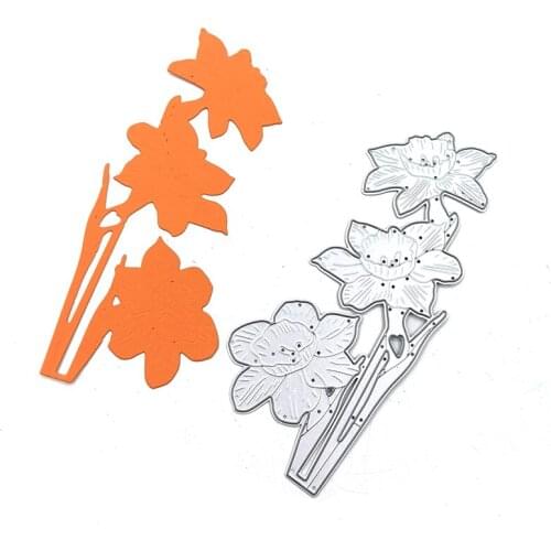 Julyarts 3pcs Flower Envelope Die Scrapbooking For Craft Embossing Cutting Die Stencils Paper Card Maker Template Dies