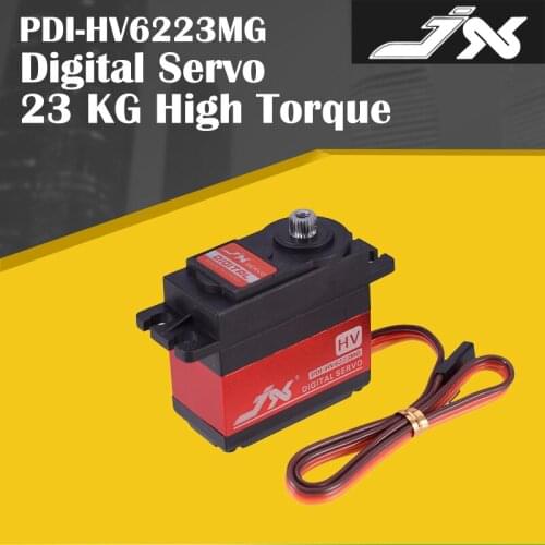 JX Servo PDI-HV6223MG 8.4V 23KG 0.16 sec Metal Gear Digital Standard Servo for RC Car Robot Airplane Aircraft Parts