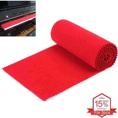 Red Soft Nylon Cotton Piano Keyboard Dust Cover for All 88 Key Piano or Soft Keyboard Piano Keyboard Cover Accessories
