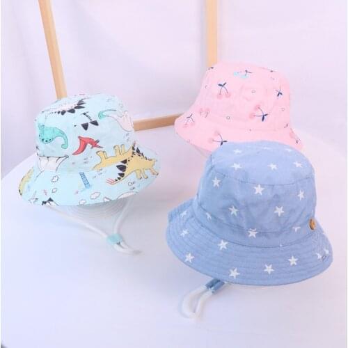 Summer Baby Boy Girl Bucket Hat Cotton Infant Fisherman Hat Letter Panama Hat Newborn Spring Cute Beach Kids Childrens Cap 2021