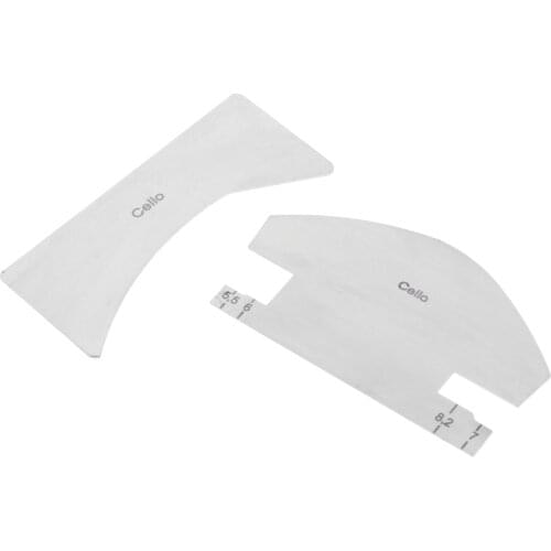 1pc/2pcs Metal Violin Viola Cello String Bridge Multifunction Fingerboard Mold Scraper Template Reference Repair Leveling Tool