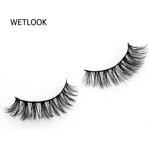 Mink eyelashes 3D mink False Eyelash long lasting mink lashes eyelashes extension 1 pair Glitter Packaging