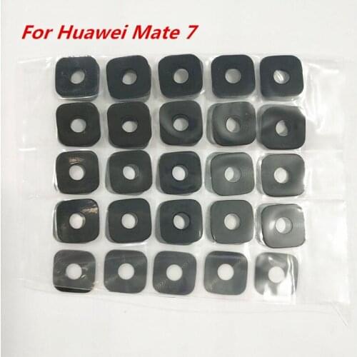 Wholesale Price for 100PCS/Lot Glass Material Back Rear Camera Lens with Sticker for Huawei Mate 7 Replacement Parts