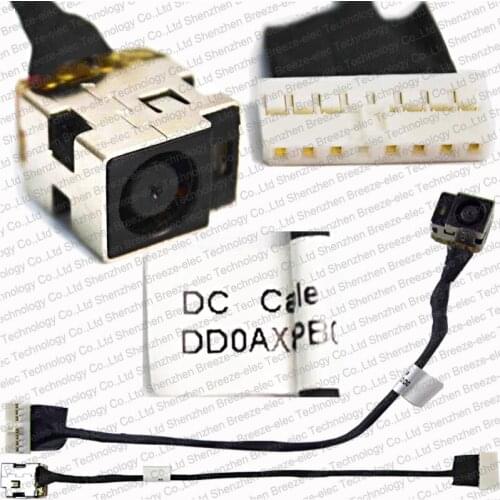 3PCS/LOT Genuine New Laptop DC Power Jack Socket Cable Wire for HP Pavilion CQ62 G62-140 Connector DDoAX8PB000 Free shipping