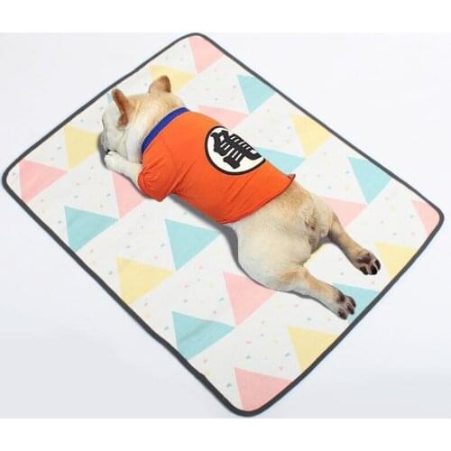 Pet Sleeping Pad Summer Sleeping Pad Breathable Ice Silk Sleeping Pad Thin Cushion Heat Dissipation Cat Pad and Dog Beds
