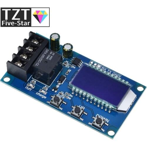 XY-L10A 6-60v 10A Lead-acid Solar Storage Battery Charge Controller Module Protection Board charger Time Switch Battery Capacity