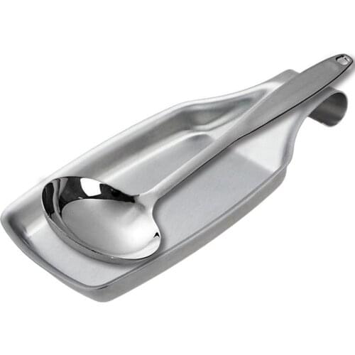 Practical Stainless Steel Spoon Rack Soup Spoon Holders Spatula Rack Kitchen Accessories Multifunctional Kitchen Storage Tools