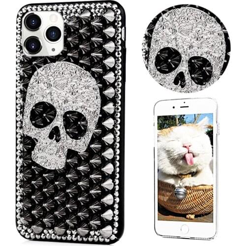 Transparent Cartoon Girls Diamond Phone Cases For iPhone 12 7 8 6s 6 Plus 11 Pro X XR XS Max SE 2020 Bling Glitter Cover funda