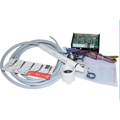 Dental materials, dental instruments, dental scalers, built-in scalers with plug-in handles