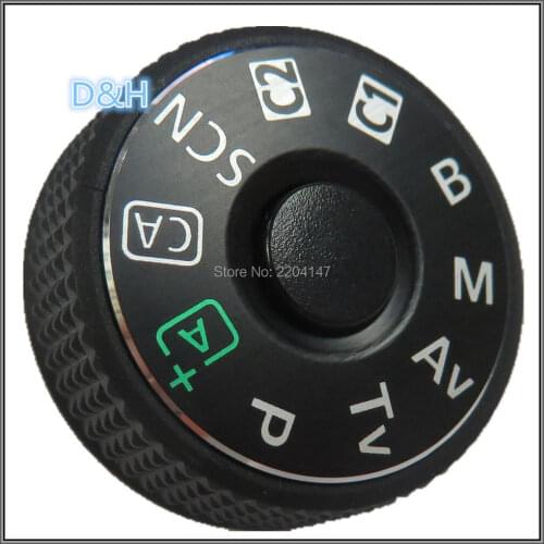 NEW Camera Repair Parts For Canon EOS 6D Top cover Mode dial With Interface Cap