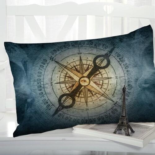 1pc Pillow cover Pillow case Luxury Bedding Pillowcase Pillowcovers decorative 50x70 50x75 Customizable size 3D Print Map grey