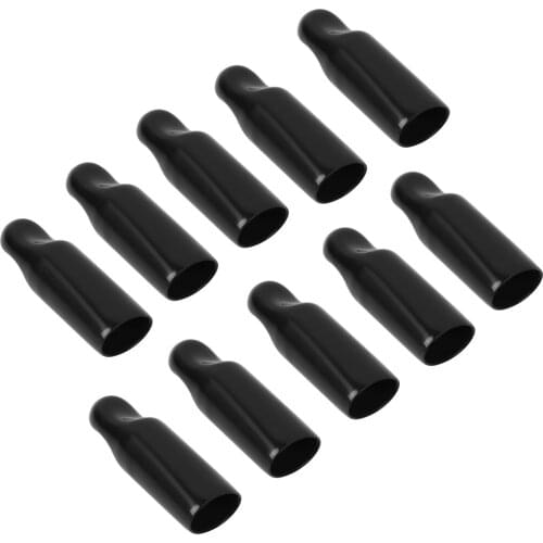 10PCS Black Beer Faucet Cap Keg Tap Nipple Sanitary Cover Tap Soother Bar Plug Pourer Cover Spouts Beer Brewing