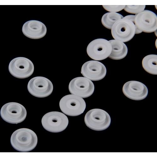 300 Sets T5 Clear Resin Snap Plastic Buttons Fasteners 12.4mm For Craft Clothes Diaper Plastic Bibs