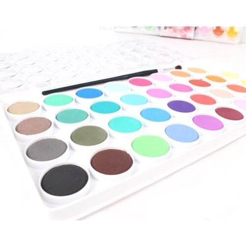 36 Powder Watercolor -36 Color Student classroom supplies educational and school art supplies