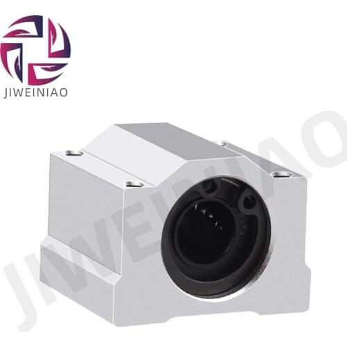 4pcs SC6UU SC8UU SC10UU SC12UU Linear Ball Bearings For XYZ Rail Shaft Linear 3D Printer Part Aluminium Pulley Wheel Parts F05