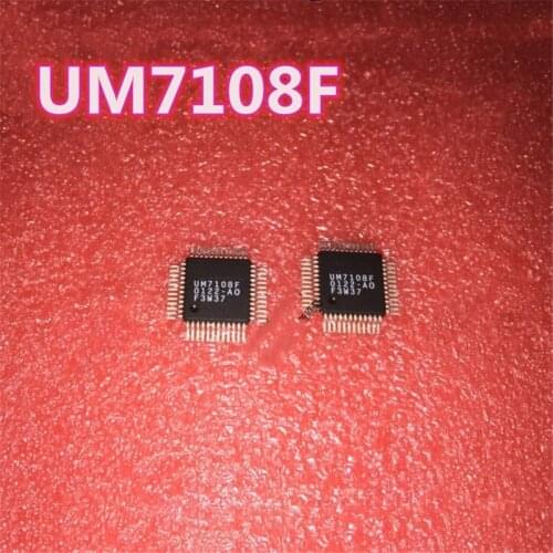 Free shipping: UM7108F Amplifier LCD controller new original UM7108 QFP good quality