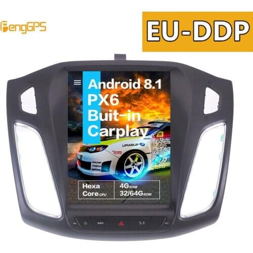 For FORD FOCUS 2 3 Android Multimedia Radio 2012 - 2017 Car Autoradio DVD Player Tesla cassette recorder Head unit GPS Navi Ster