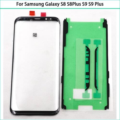 New S8 For Samsung Galaxy S8 S9 Plus S8+ S9+ Note 8 9 S10e LCD display Front touch panel screen replacement Outer Glass Lens