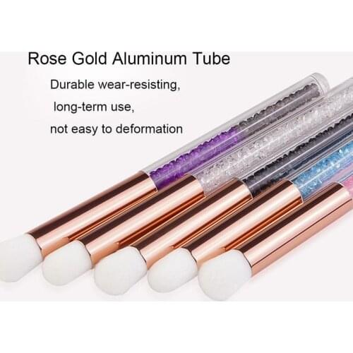 Crystal Eyelash Cleaning Brush For Eyelash Extensions Tools Cleanser Makeup Brush Nose Cleaning Brush Blackhead Remove Brush