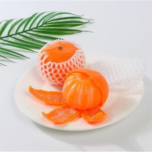 Sensory Fidget Trick Toy Pinch Orange with Realistic Peel Interactive Prank Toy Squeeze Ball Anxiety Relief Toy Jumbo