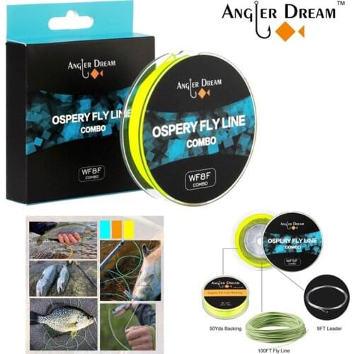 Fly Fishing Line Combo 3/5/8WT Weight Forward Fly Fishing Line With Braided Backing Tapered leader Preload Fly line