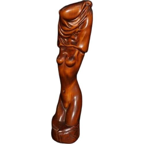 Boxwood carving noble concubine bath ornament