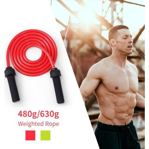 Weighted Jump Rope Fitness Equipment weight-bearing bold heavy Training Strength Power Adjustable Jump rope