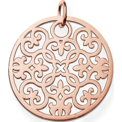ThomasPT1947 Pendant Custom Rose Ornament Pendant Euro-American style GLAM And Good jewelry In Rose Gold