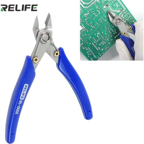 Precision Cutting Pliers Cutting Side Snips Nipper Hand Tools Electrical Wire Cable Cutters for Motherboard PCB Wire Cutting