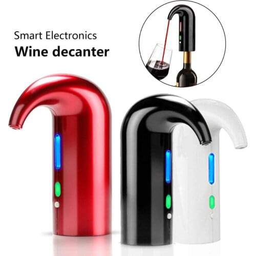Smart Electric Wine Decanter Portable Automatic Red Wine Pourer Aerator Decanter Dispenser Wine Tools Bar Accessories