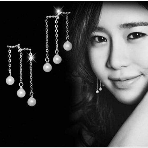 High Quality Drop Earrings Pendant Ms. Section Fashion Imitation Pearl Earrings Ear Jewelry For Women Gift