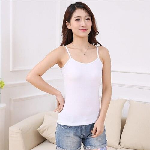 Camisole Womens Modal Cotton Outer Wear Bottoming Shirt Sexy Inner Wear Slim Fit Season Korean Version
