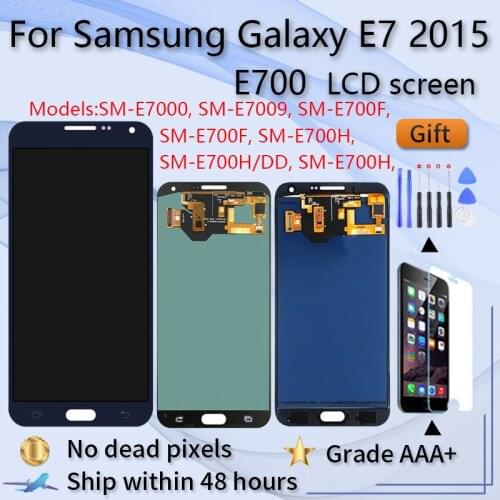 5.5’ AMOLED Display For Samsung Galaxy E7 2015 E700 E7000 E7009 E700F E700H LCD Display Touch Screen Digitizer Assembly