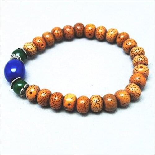 Nature bodhi plant nuts wooden bracelets plant seeds powerful bracelets nature beads nature colors men bracelets for your party