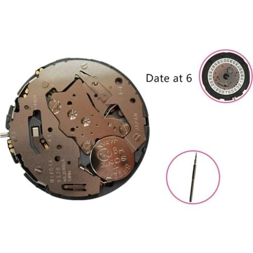 30.8mm Date@6 Watch Quartz Movement With Stem&Battery For Miyota OS20 Replacement Accessories