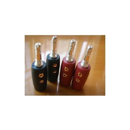 Free Shipping! (AQ) original silver-plated speaker cable plug module