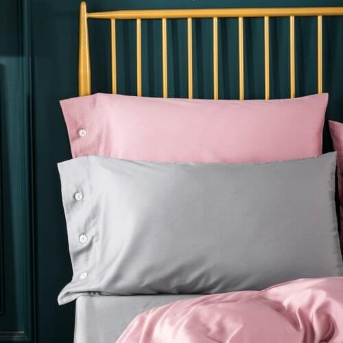 Large Size Pillow Cases Luxury Cotton Pillowcase 2pcs Solid Pillow Case Decorative Soft Skin-Friendly Pillow Cover Wedding Gift