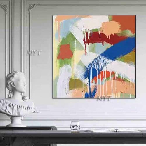 Unframed Decorative Pictures Modern Abstract Oil Painting On Canvas Handmade Art Picture Decor Modular Wall Art For Home Room