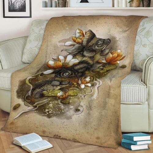 Black moors Flannel Throw Blanket 3D Printed Keep Warm Sofa Child Blanket Home Decor Textiles Dream Family Gift