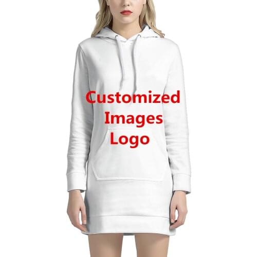 FORUDESIGNS Customized 3D Print Solid Loose Drawstring Sweatshirt Long Sleeve Hooded Keep Warm Autumn Female Pullover 2019