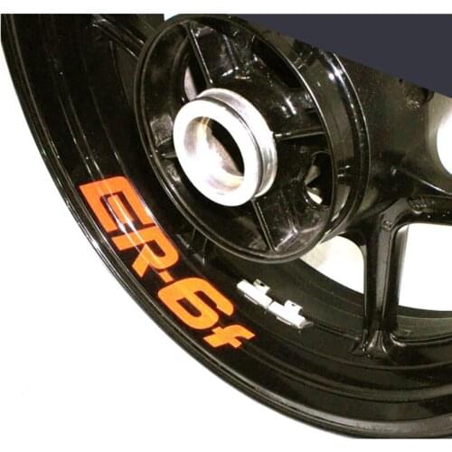 Motorcycle Wheel Sticker Decal Reflective Rim Bike Motorcycle Suitable for KAWASAKI ER-6F